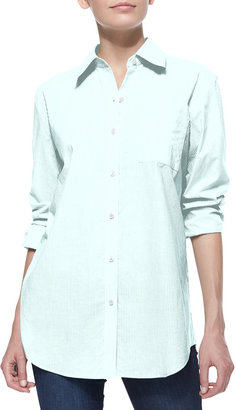 Neiman Marcus Oxford Fitted Shirt