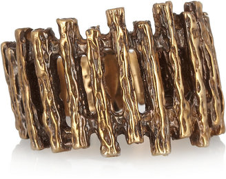 Pamela Love Bronze-plated twig ring