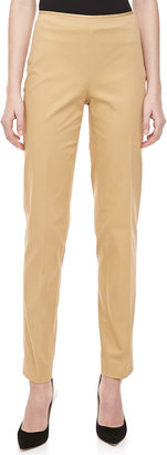 Michael Kors Relaxed Stretch-Twill Pants, Sandstone
