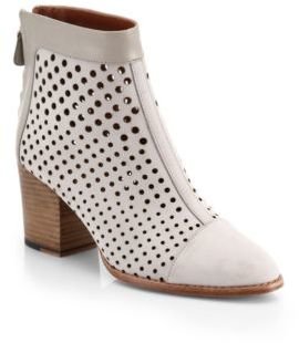 Rebecca Minkoff Perforated Leather Bedford Ankle Boots