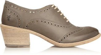Frye Maggie washed-leather heeled brogues