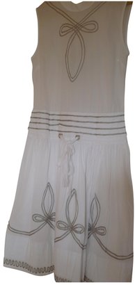 Jean Paul Gaultier White Cotton Dress
