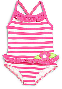 Infant's Striped Swimsuit