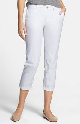 Jag Jeans 'Cora' Slim Crop Stretch Twill Pants (Regular & Petite)