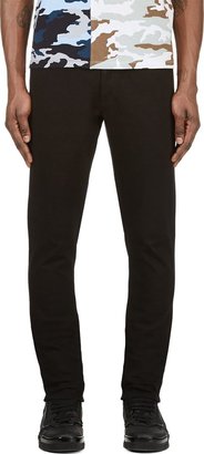 Givenchy Black Camo Detail Skinny Jeans