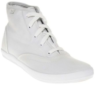Keds New Womens White Chukka Canvas Trainers Lace Up