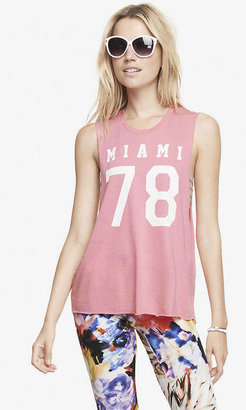 Express Graphic Muscle Tank - Miami 78