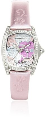 Hello Kitty CT.7094SS-13 Stainless Steel Pink Leather Watch