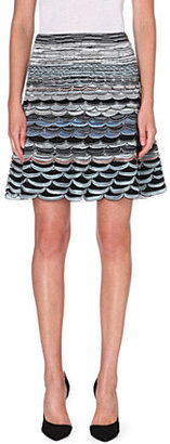 Missoni Knitted midi flare skirt