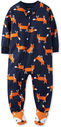 Carter's Toddler Boys' One-Piece Footed Fox Pajamas