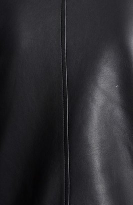 Vince Quilted Contrast Leather Jacket