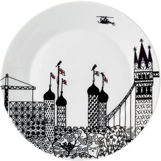 Royal Doulton Charlene Mullen Tower of London Entree Plate, 22cm