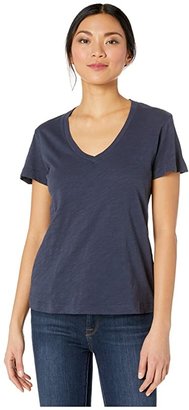 Navy Blue V Neck Top | Shop the world’s largest collection of fashion ...