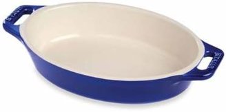 Staub 14.5-Inch Oval Baking Dish in Dark Blue
