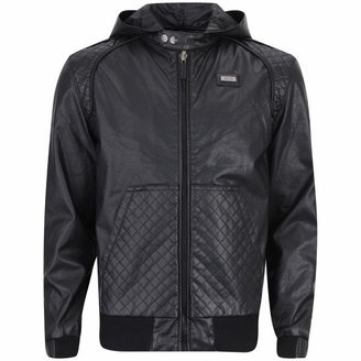 Ecko Unlimited Men's Coco Quilted Leather Look Jacket