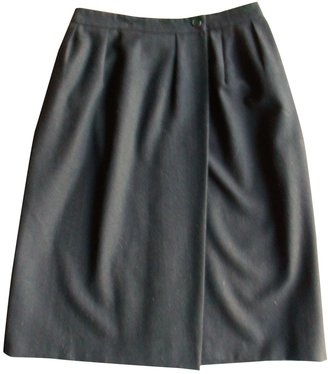 Christian Dior Black Wool Skirt