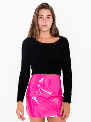 American Apparel Fuzzy Cropped Sweater