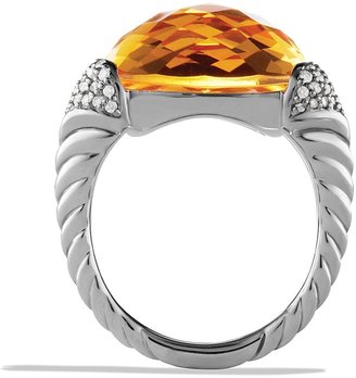 David Yurman Color Cocktail Ring with Citrine & Diamonds