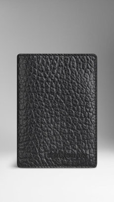 Burberry Signature Grain Leather Passport Cover