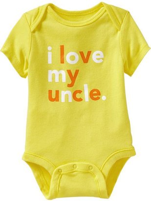 Old Navy "I Love My..." Graphic Bodysuits for Baby