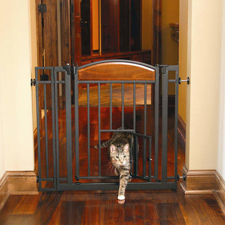 Design Studio Carlson Pet Walk Through Pet Gate with Small Pet Door