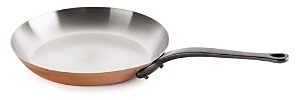 Mauviel M'150c 11.8 Frying Pan with Cast Iron Handle