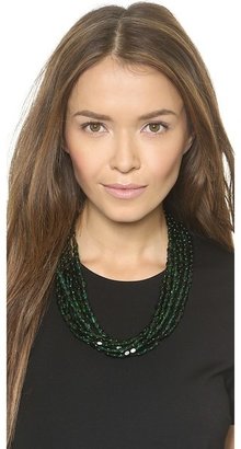 Kenneth Jay Lane Beaded Layer Necklace