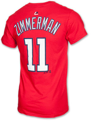 Majestic Men's Washington Nationals MLB Ryan Zimmerman Alternate Name and Number T-Shirt