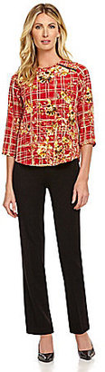 Investments Printed Zip-Back Popover Top