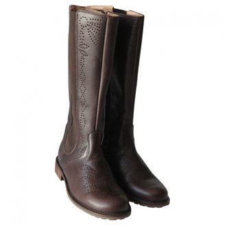 Pom D'Api Brown Leather Boots