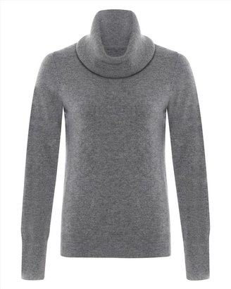 Jaeger Cashmere Cowl Neck Sweater