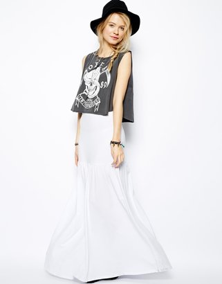 ASOS Maxi Skirt With Dropped Waist
