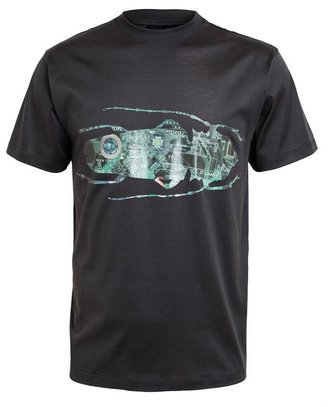 Lanvin Bug Printed Cotton T-Shirt