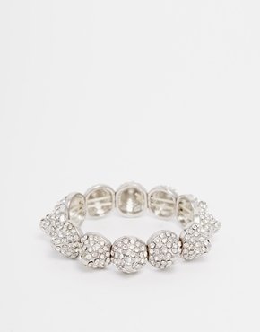 Adele Marie Triangular Diamate Bracelet - Silver