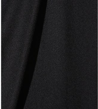 Helmut Lang Drape top with leather trim