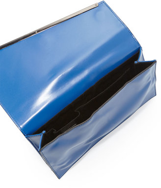 BCBGMAXAZRIA Asymmetric Envelope Clutch Bag, Blue (Stylist Pick!)