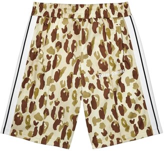 Palm Angels Camouflage-print Jersey Shorts