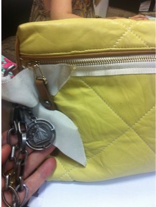 Lanvin Yellow Leather Handbag Amalia