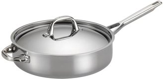 Anolon 5-qt. Stainless Steel Tri-ply Clad Covered Saute Pan with Helper Handle