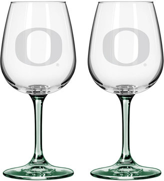 Oregon Boelter Brands Ducks 2-Pack 16 oz. Wine Glass