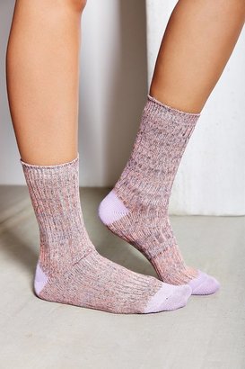 Urban Outfitters Ribbed Marled Crew Sock