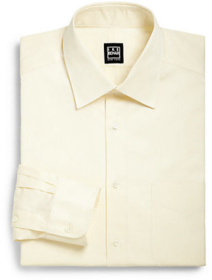 Ike Behar Woven Cotton Dress Shirt