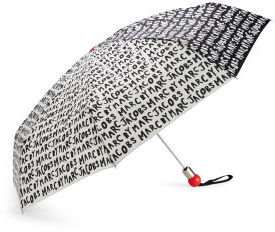 Marc by Marc Jacobs Logo Umbrella Black/White Multi