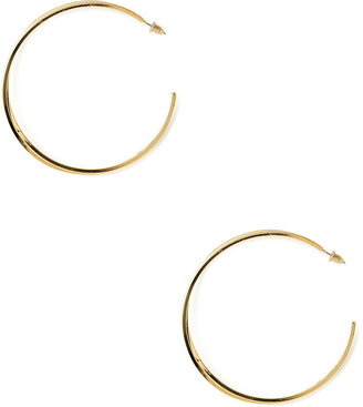 Forever 21 crisscross hoop earrings