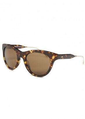 Oliver Peoples West Latigo tortoiseshell oval frame sunglasses