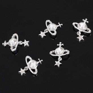 Yesurprise 3D Alloy Nail Art Rhinestones Gems Star Glitters Slices DIY Cell Phone Bling Decorations