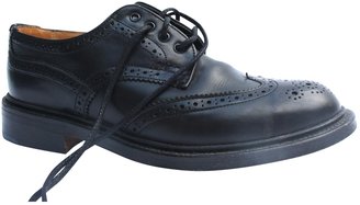 Tricker's Trickers London Black Leather Flats