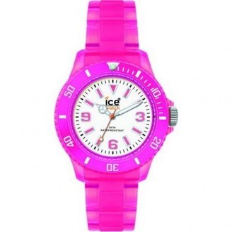 Ice Watch Ice-Watch Unisex NE.PK.U.P.09 Neon Collection Clear Pink Plastic Watch