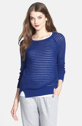 Halogen Stitch Stripe Sweater