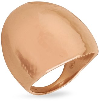 Torrini Elena - Chiseled 18K Rose Gold Shield Ring